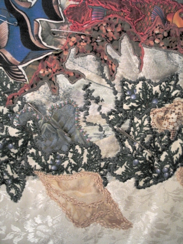 Shell Detail Aquarium quilt-jennifer Wheatley-Wolf